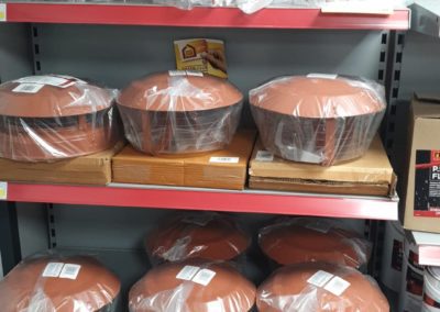 Variety of chimney cowls in packaging | Cambridge Roofing Repairs